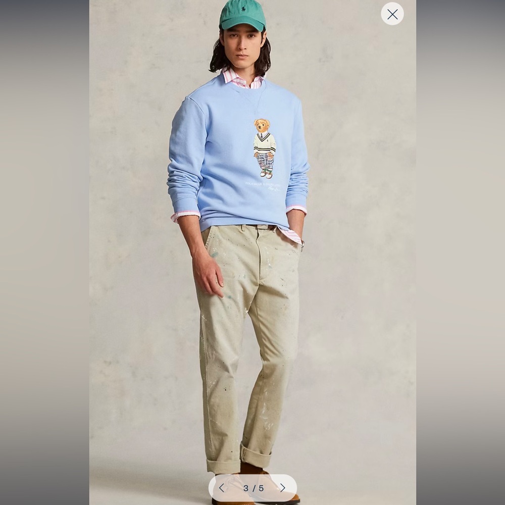 Ralph Lauren Blue Bear Sweater